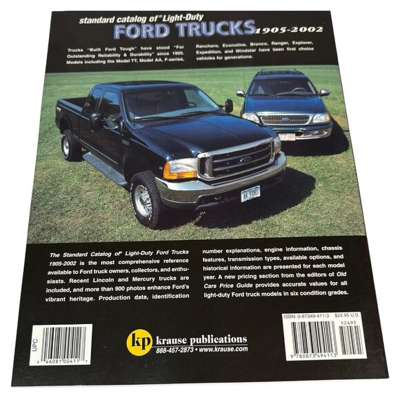 EUC 2003 "Standard Catalog of Light Duty Ford Trucks 1905-2002" By John Gunnell - Picture 8 of 13